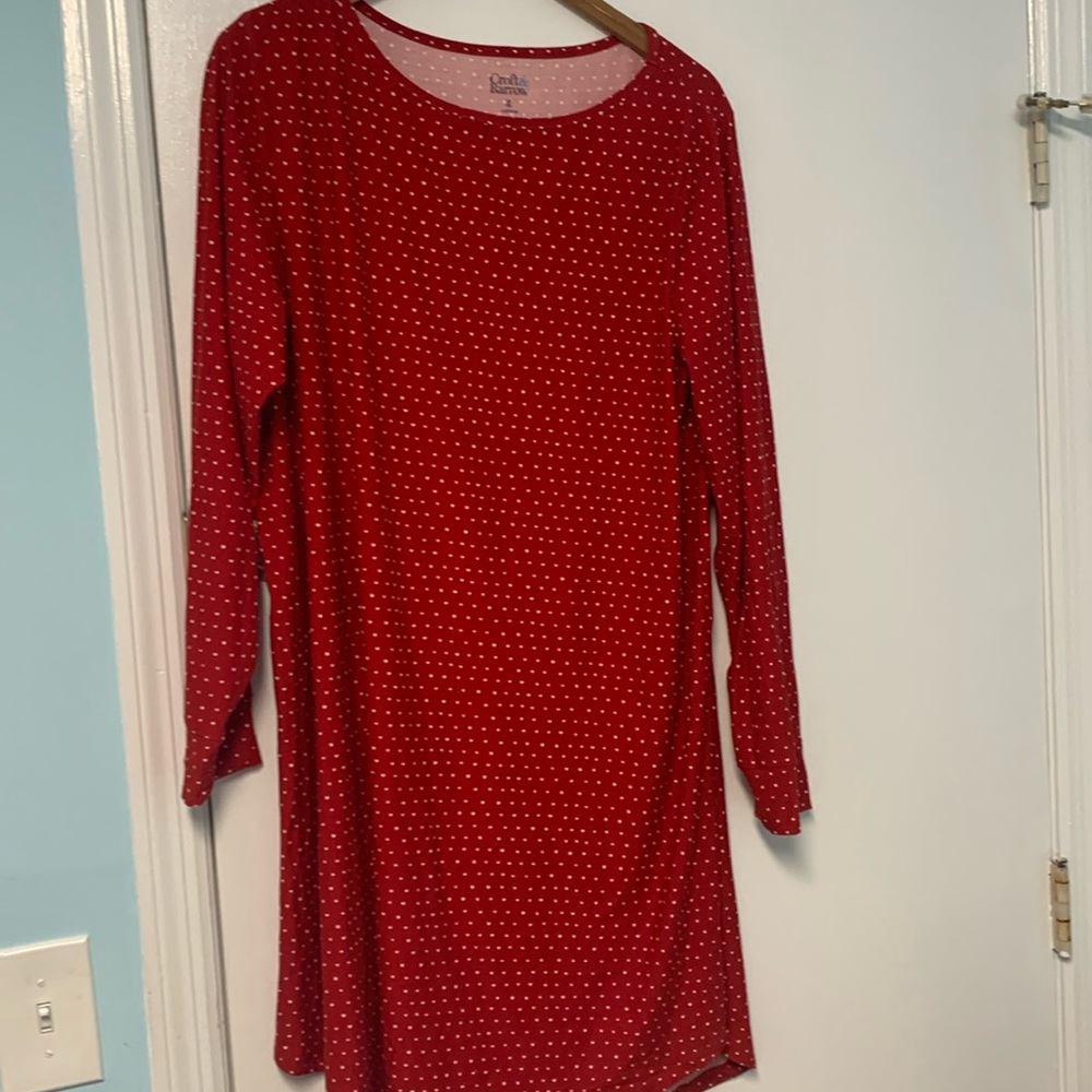 Croft and barrow polka dot sleep shirt
